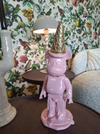 Deco object icebear roze (Pink)