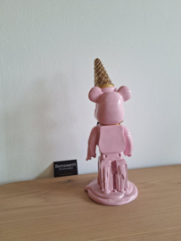 Deco object icebear roze (Pink)