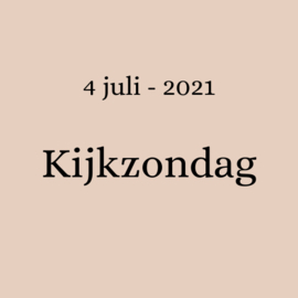 4 juli 2021 - Kijkzondag