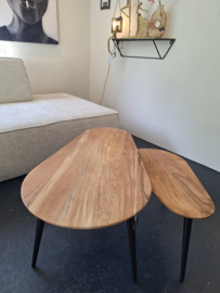 Ovale Salontafel Zurich Set van 2