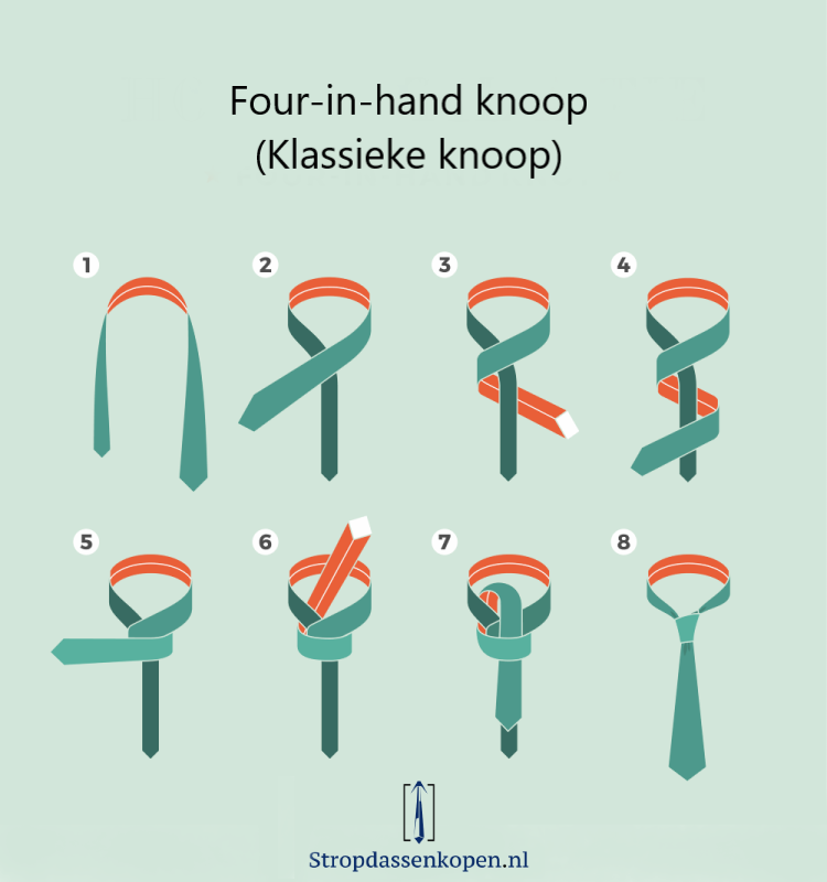 Four in hand knoop