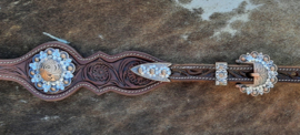 Buckle set Crystal Copper-white