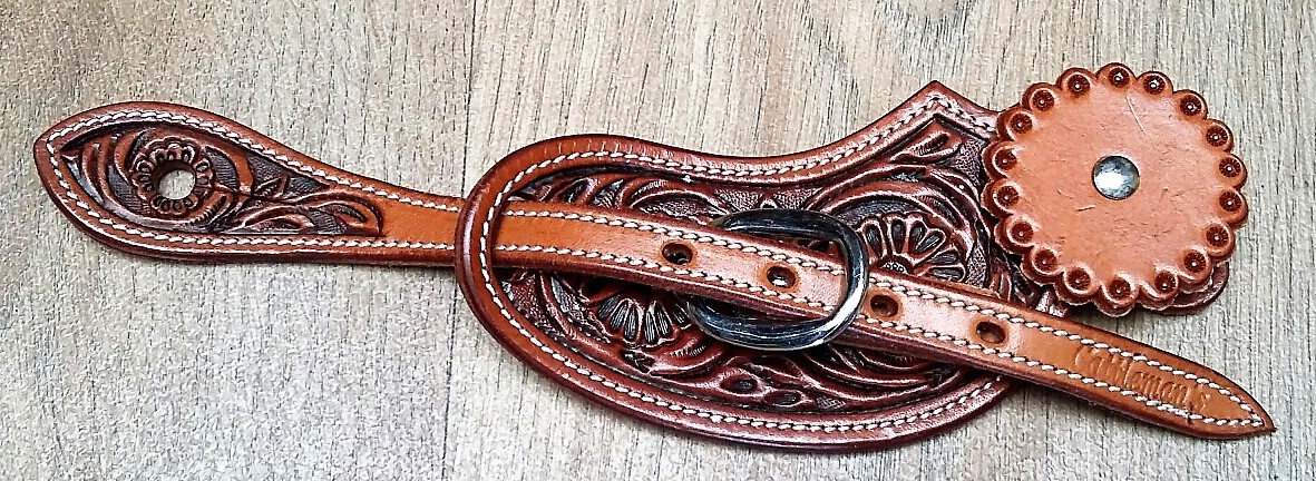 GVR spoorriemen flower luxe Concho