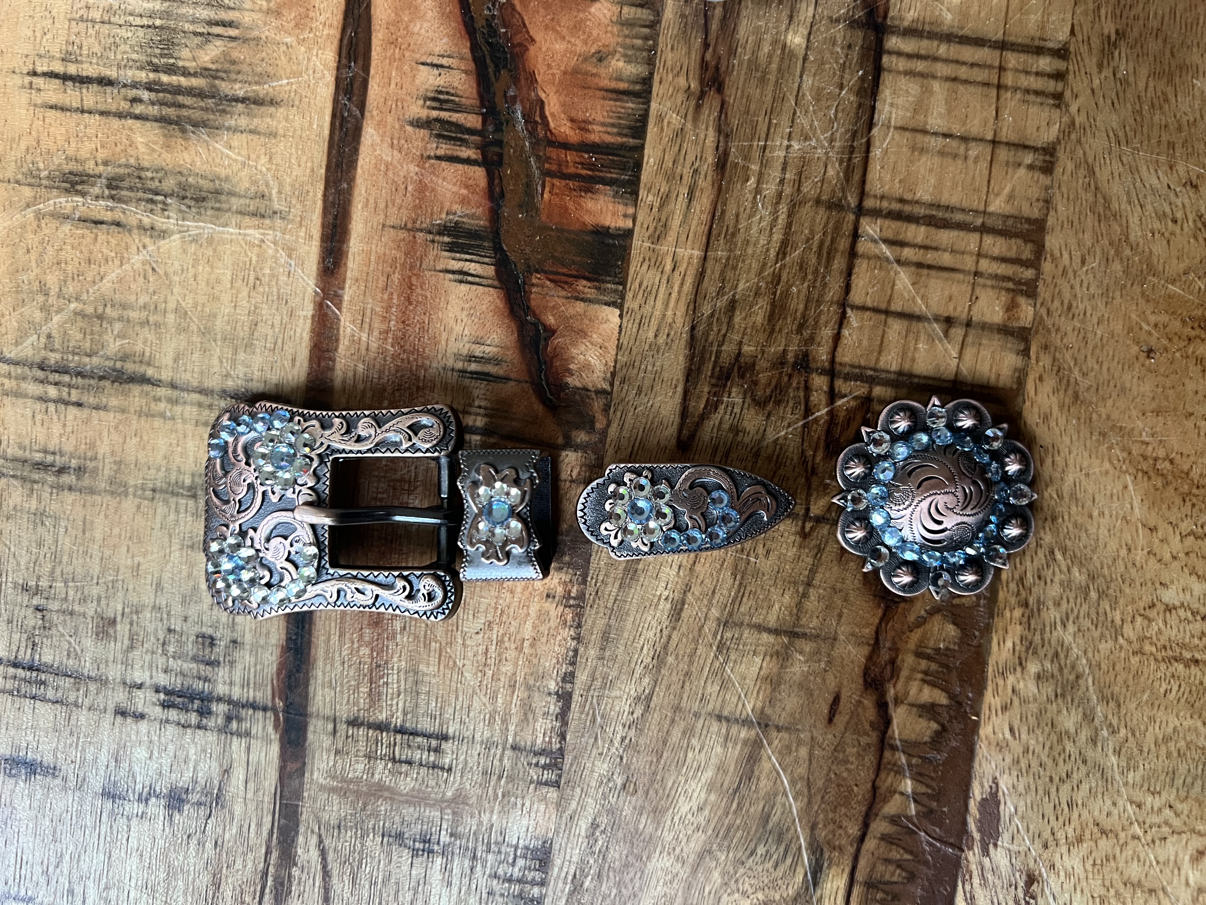 Buckle set Copper-blue