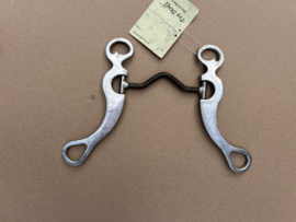 Aluminium western low port grazer bit