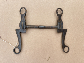 Black steel myler shank western bit 5"