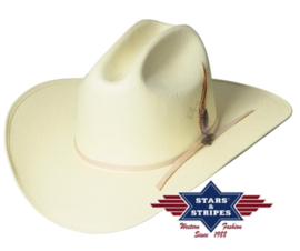 Cowboy hoed Cattleman wit
