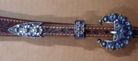 Buckle set crystal tanzanite
