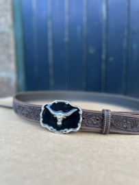 Western buckle voor broekriem Bull