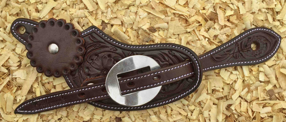GVR spoorriemen flower luxe Concho