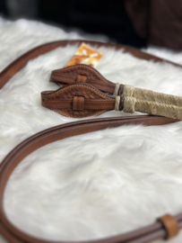 GVR reins met rawhide en quick-release