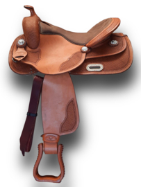West Coast reiner westernzadel baby basket tooling