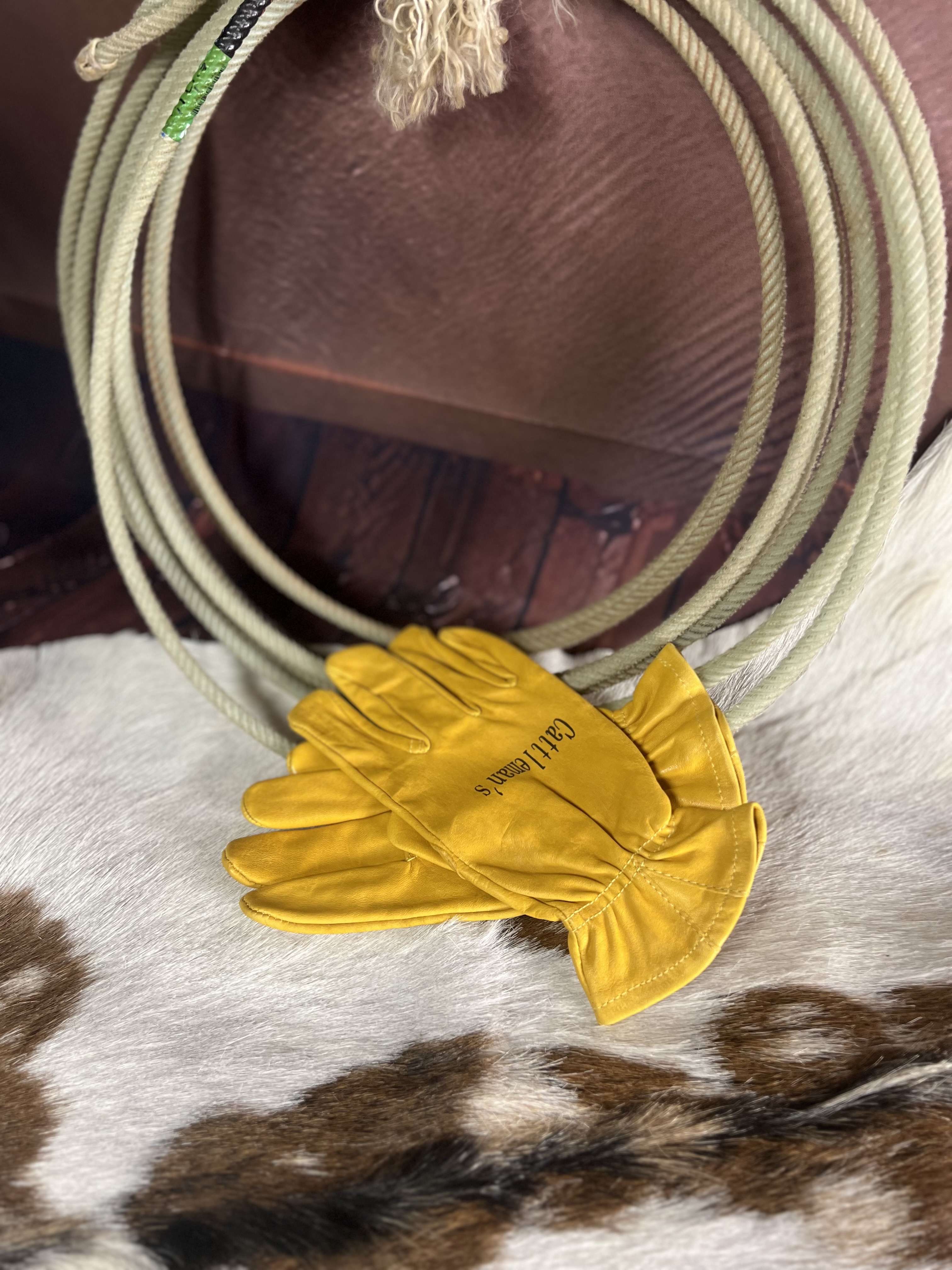 Cattleman's western handschoenen full leather