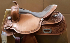 West Coast reiner westernzadel flower tooling
