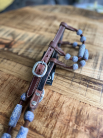 Buckaroo Braiding hoofdstel blue