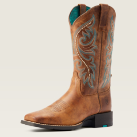 Ariat Round Up Back Zip western boot – Desert Sand
