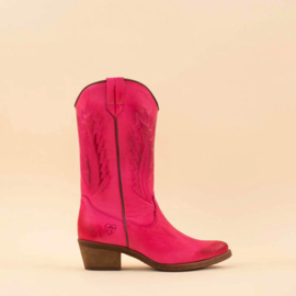 La Pintura dames western boots / cowboyboots varsy roze