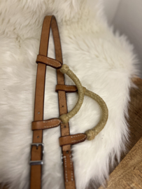 Cattleman's western hoofdstel rawhide
