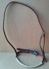 Western neusriem /noseband round rawhide