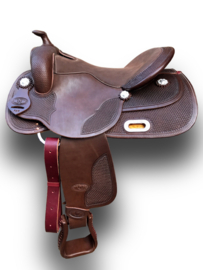 West Coast reiner westernzadel baby basket tooling