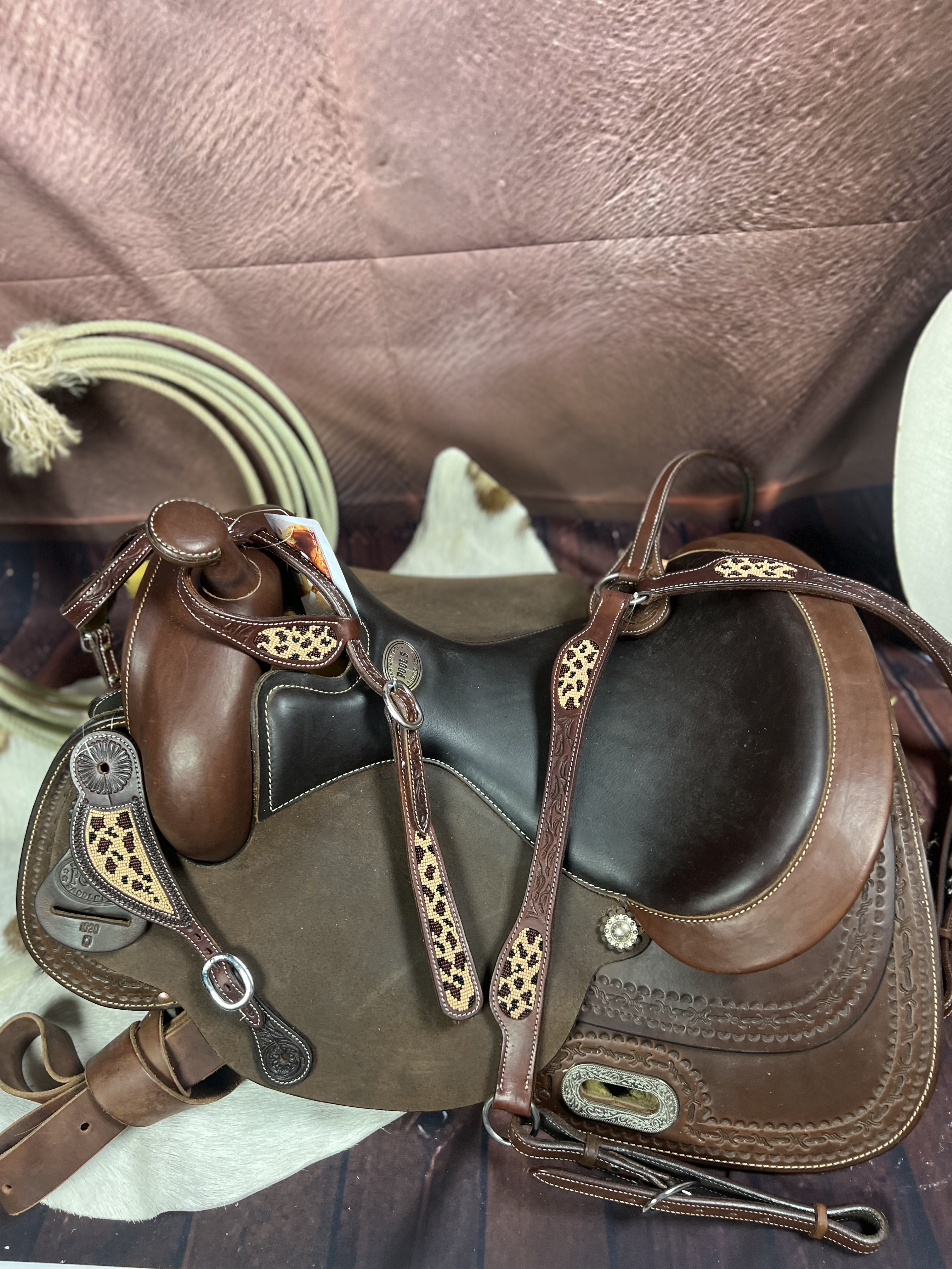 GVR spoorriemen leopard/luipaard