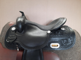 West Coast reiner westernzadel flower tooling