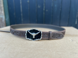 Western buckle voor broekriem Bull