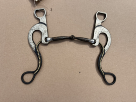 Luxe silver lifter snaffle showbit