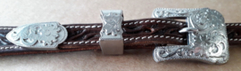 Buckle set Crystal zilver