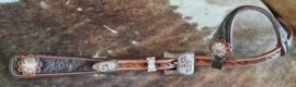Showhoofdstel antique bling
