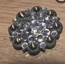 Conchos Crystal copper white full bling