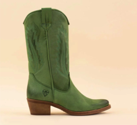 La Pintura dames western boots / cowboyboots varsy groen
