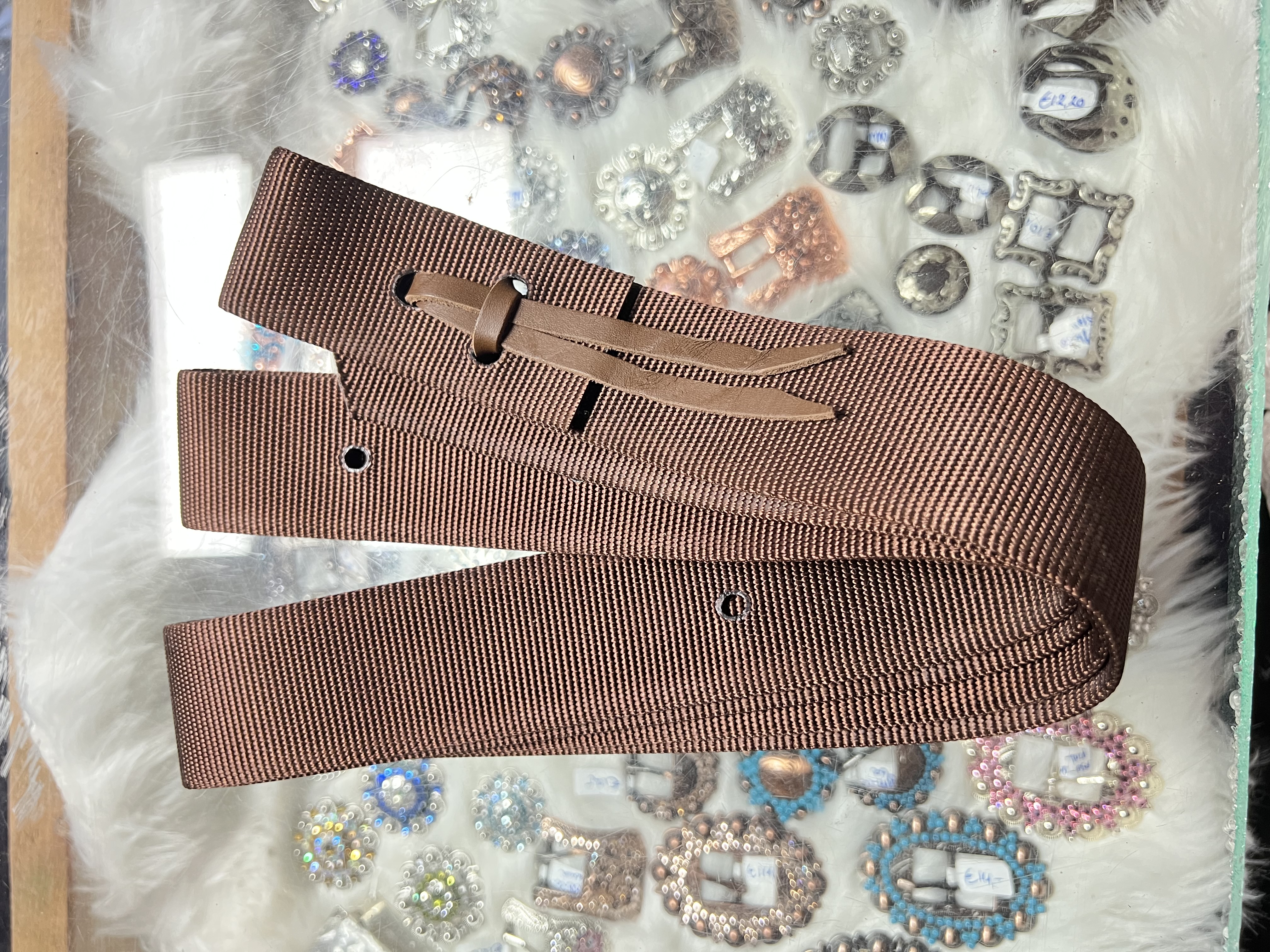 Nylon western latigo