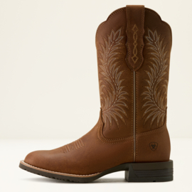 Ariat Hybrid Ranchward W toe frontier brown western boot