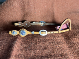 Showhoofdstel double blue bling