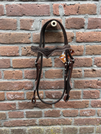 Western showhoofdstel frontriem sharp basket
