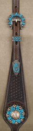 Buckle set Crystal Copper-Turquoise