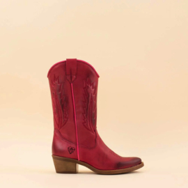La Pintura dames western boots / cowboyboots varsy rood