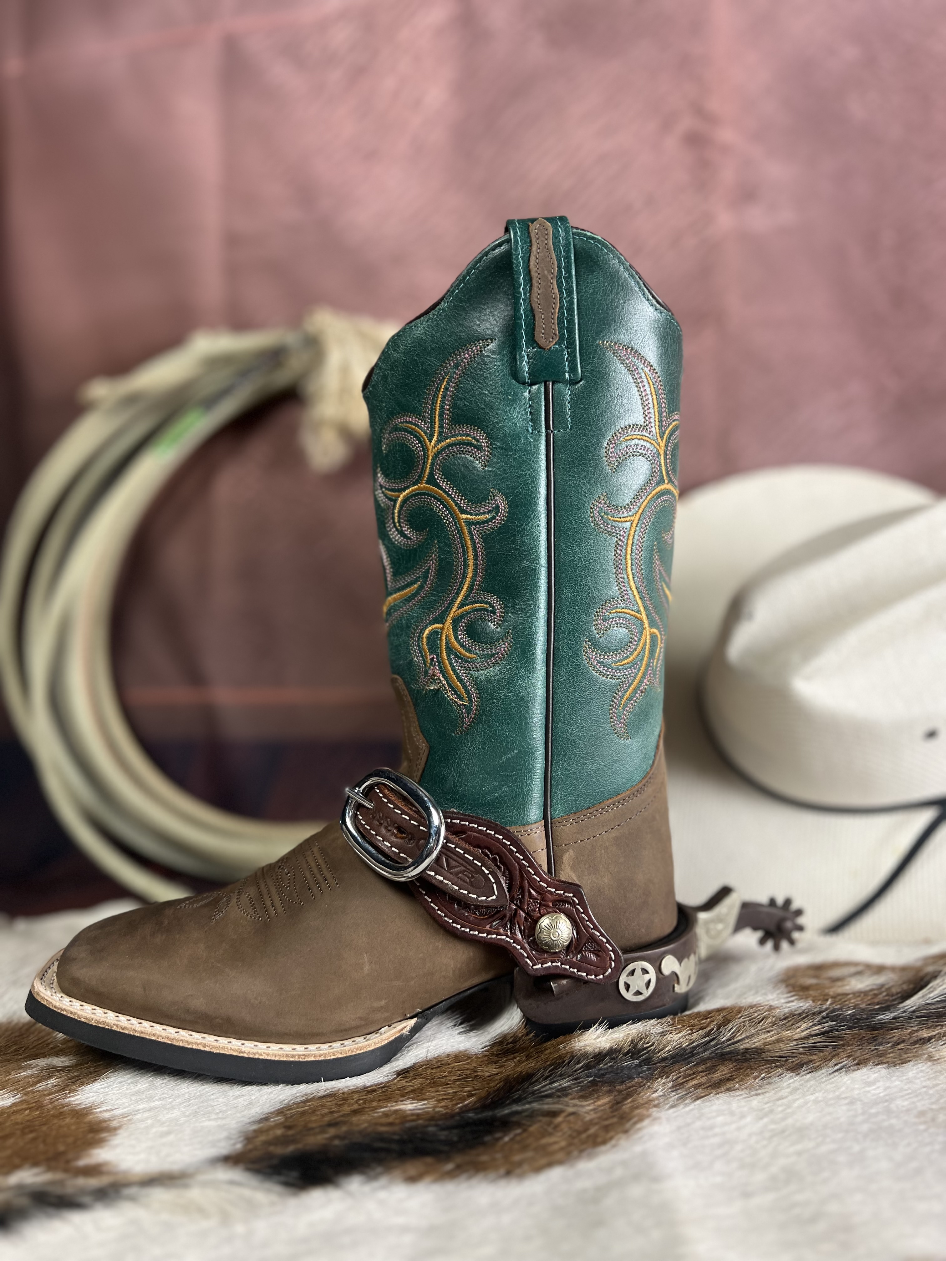 Old West dames western rijlaarzen / cowboyboots 18127