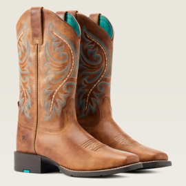 Ariat Round Up Back Zip western boot – Desert Sand