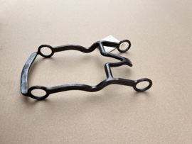 Black steel bit met sloberbar