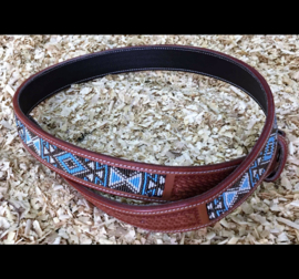 GVR Western broekriem beads basket