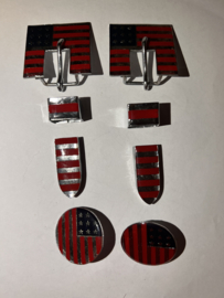 Buckle set American flag