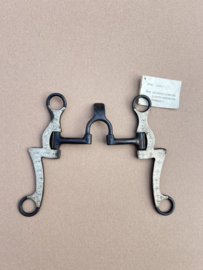 Black steel correctional spooned western bit 5"