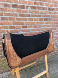 Arena masters Gator/croc print westernpad