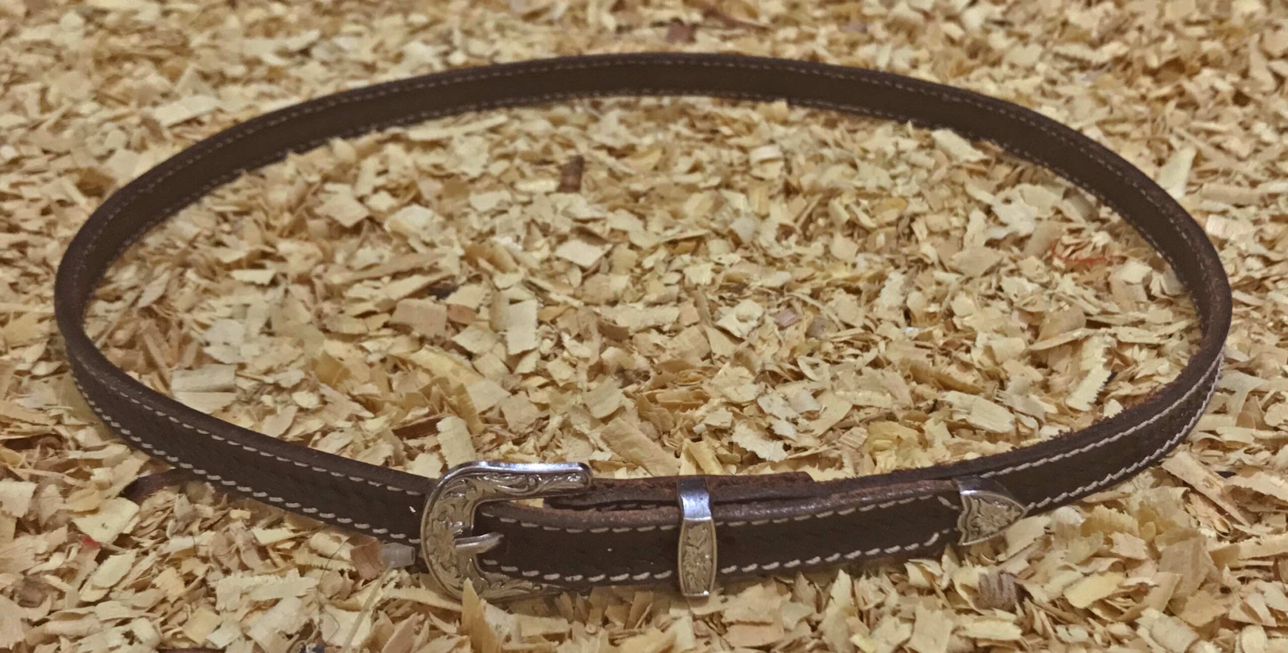 Cowboy hoed hatband baby basket