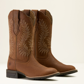 Ariat Hybrid Ranchward W toe frontier brown western boot