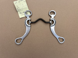 Aluminium western low port grazer bit