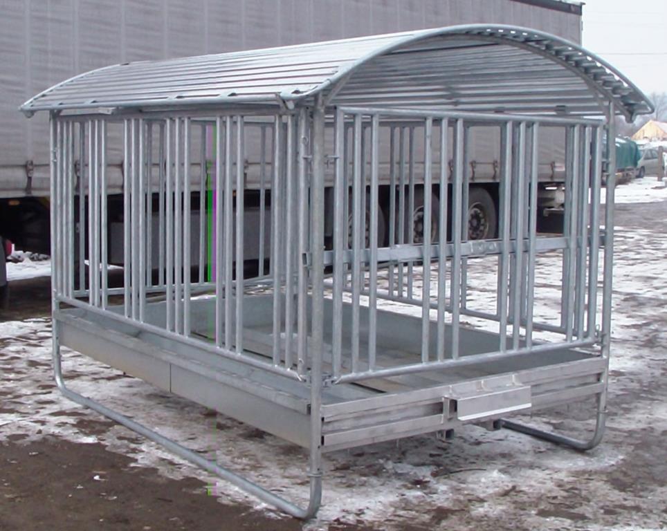 Cattleman's vierkante hooiruif XL voor paarden met veiligheidsvoerhek
