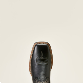 Ariat Round Up Remuda Western Boot – Black Deertan